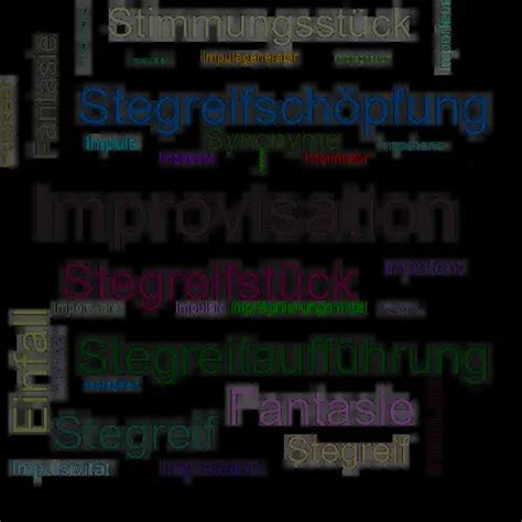 improvisation synonym|anderes wort für improvisation.